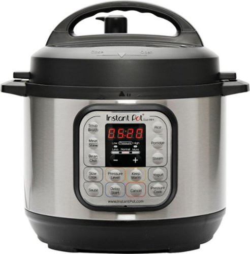 Instant Pot - Duo 3 Quart 7-in-1 Multi-Use Pressure Cooker - Black/Stainless Steel | Best Buy U.S.