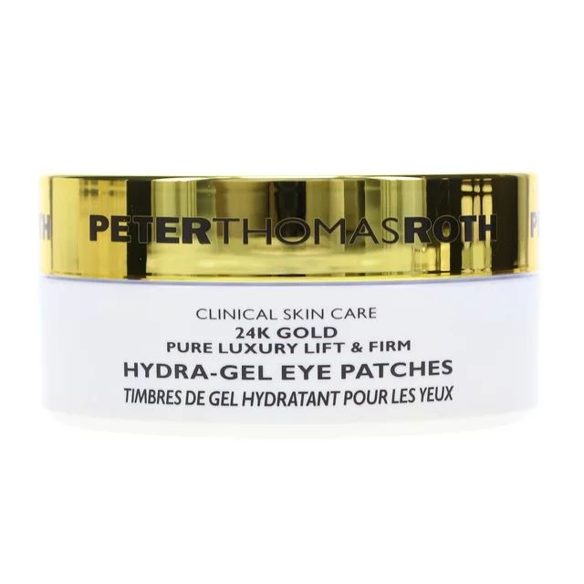 Peter Thomas Roth 24K Gold Pure Luxury Lift & Firm Hydra Gel Eye Patches 60 count | Walmart (US)