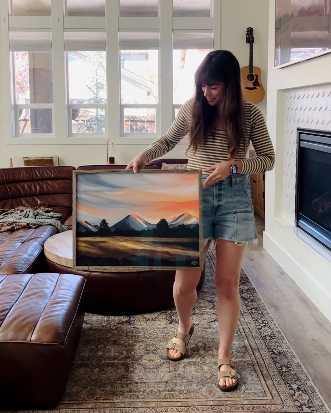 Twinning with my Three Sisters Sunset print 👯‍♀️