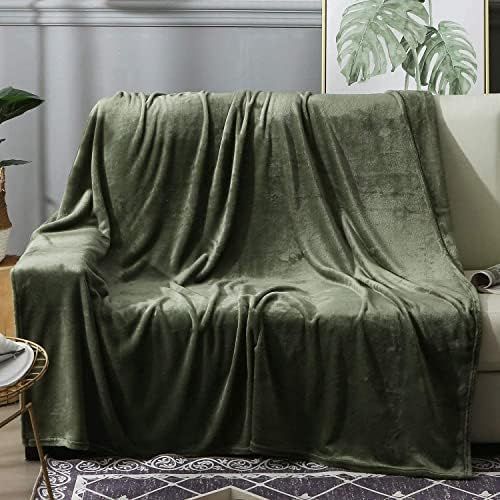 BEAUTEX Fleece Throw Blanket for Couch Sofa or Bed Throw Size, Soft Fuzzy Plush Blanket, Luxury Flan | Amazon (US)