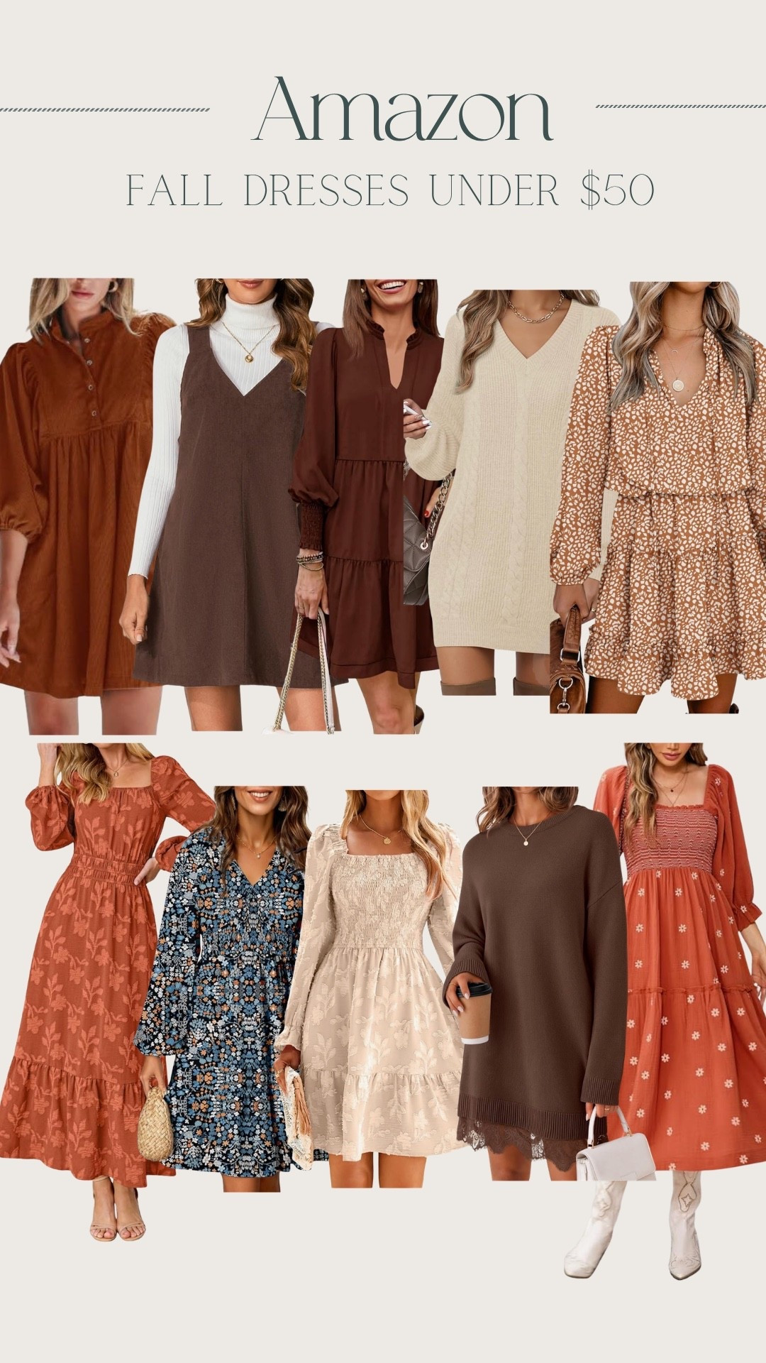 Amazon fall dresses under $50 you don’t want to miss!