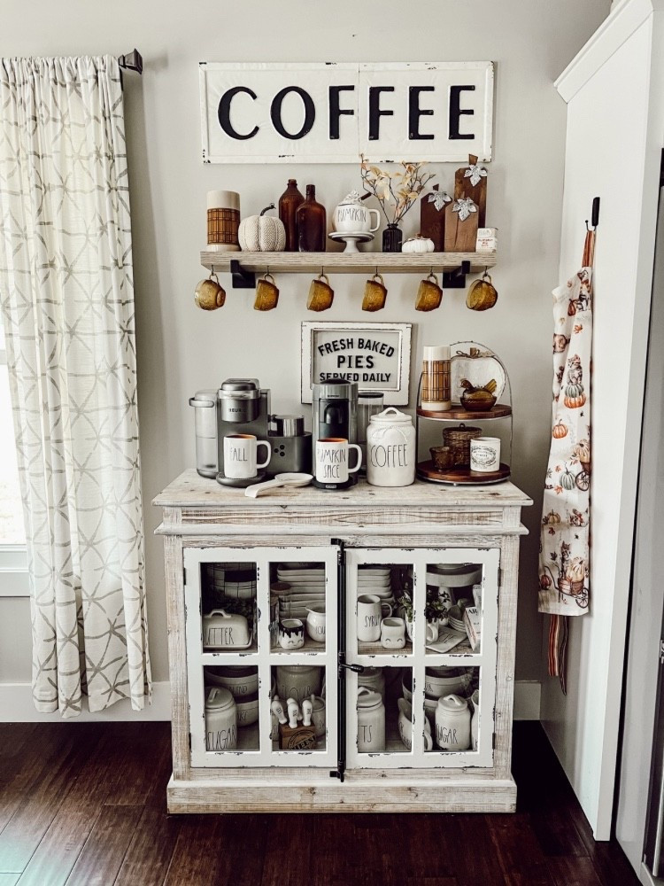 Got my coffee bar all fall ready today! 🍂 

#LTKSeasonal #LTKHome