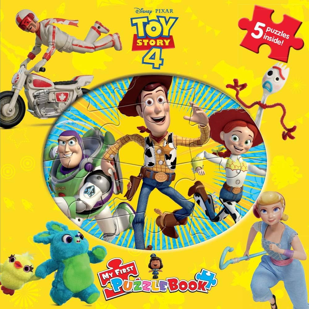 Disney / Pixar Toy Story 4 My First Puzzle Book - Jigsaw Puzzles for kids, 10-page board book, 5 ... | Amazon (US)