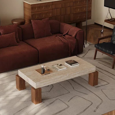Nordic Natural Cave Stone Coffee Table | Wayfair North America