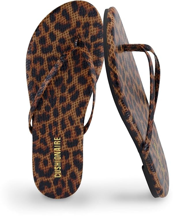 CUSHIONAIRE Cruise Women’s Minimalist Flip Flops – Ultra-Lightweight Summer Sandals with Non-... | Amazon (US)