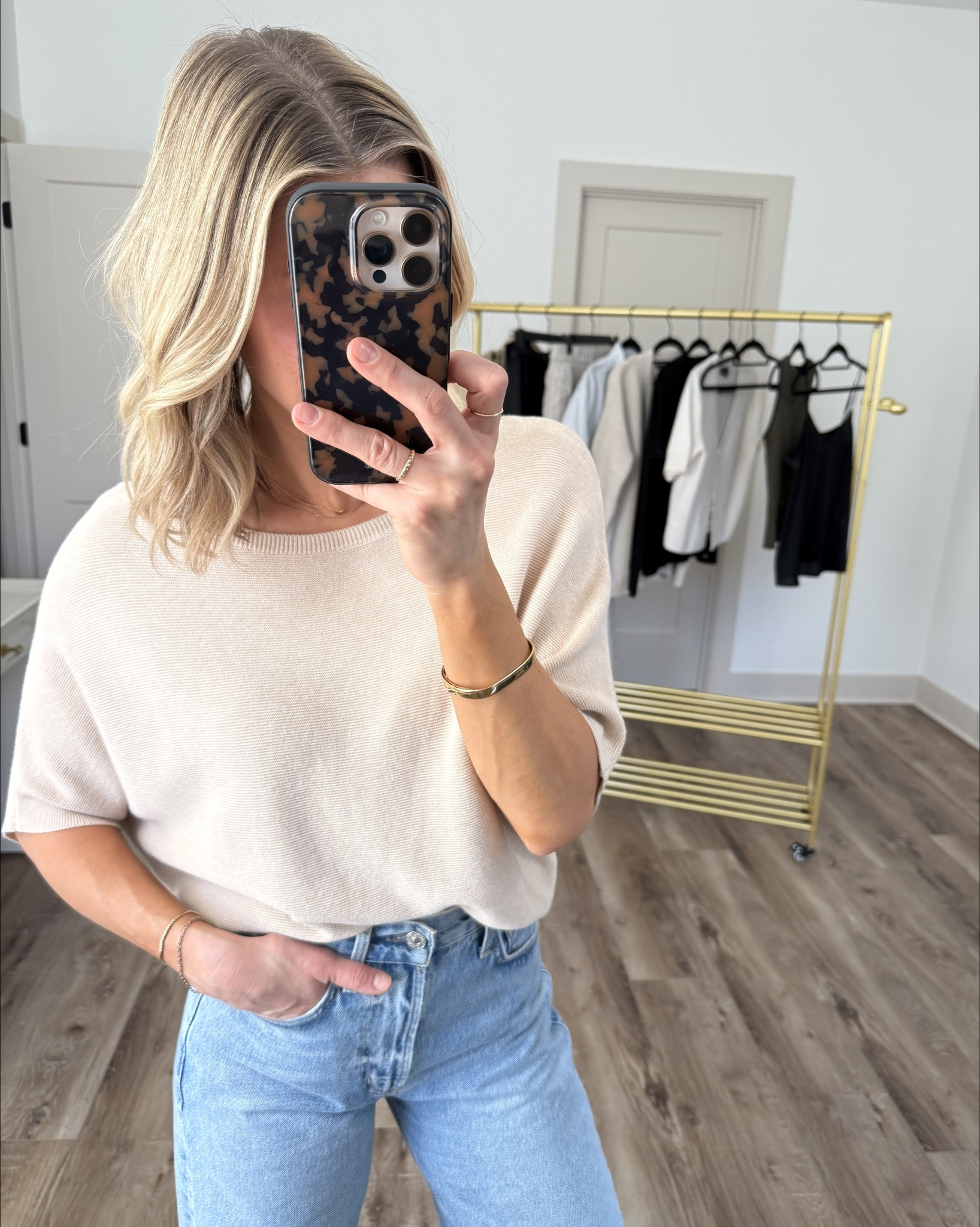 Wearing small cotton cashmere dolman shirt

@Quince #quincepartner

#LTKOver40 #LTKootd #LTKgrwm