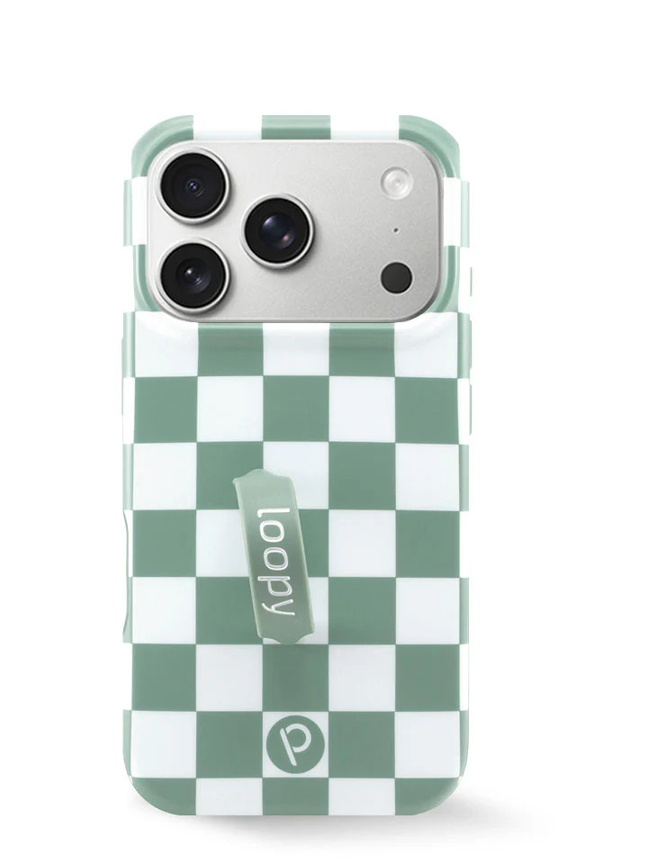 Loopy Cases - Green Checkered | Loopy Cases