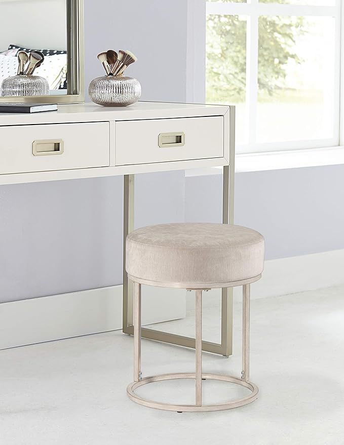 Hillsdale Furniture Swanson Vanity stool, White | Amazon (US)