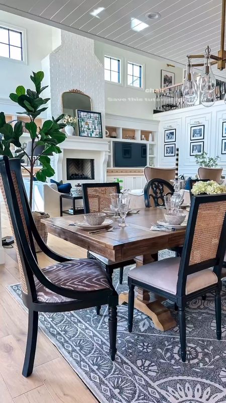 I DIYed these chairs and took the old seat cushions from stained to good as new! These black and cane chairs have become so popular in recent years so I’m linking some from Wayfair here. And head to my blog to see my full tutorial on these chairs!

#chairs #diy

#LTKhome