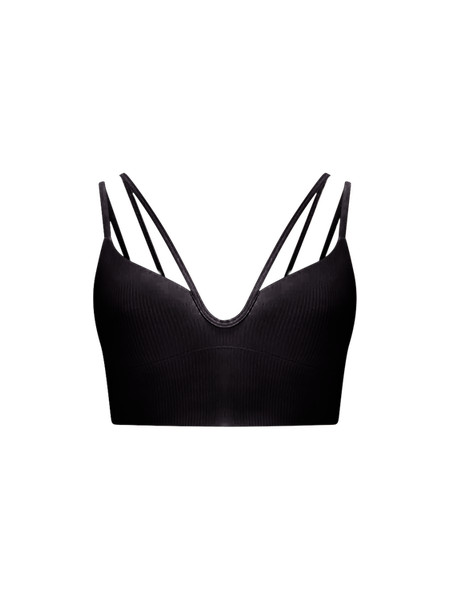 Like a Cloud Strappy Longline Ribbed Bra *Light Support, B/C Cup | Women's Bras | lululemon | Lululemon (US)