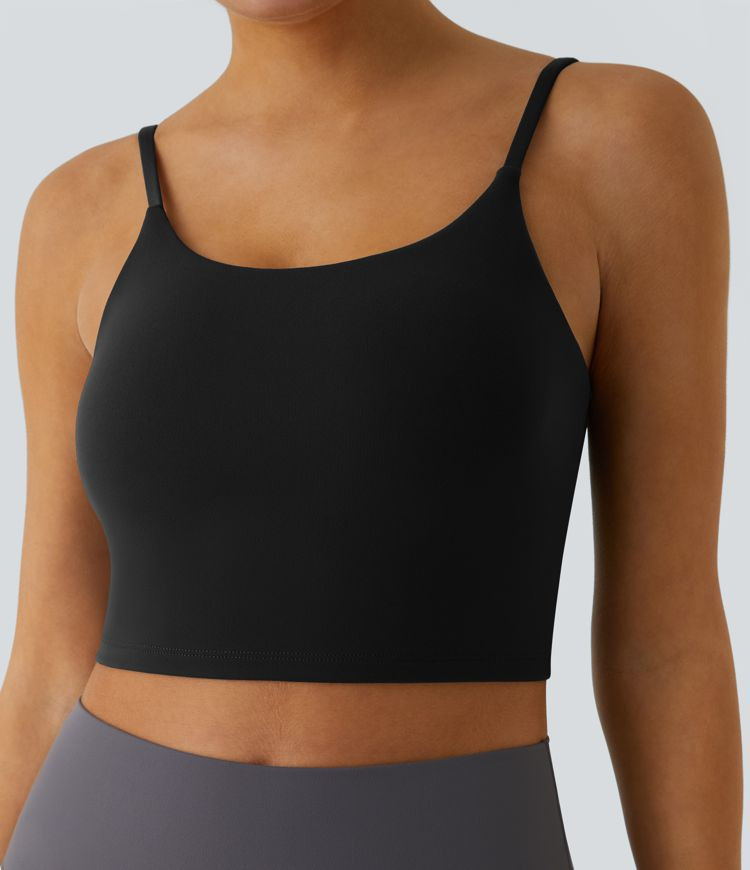 Women’s Basic Padded Workout Cropped Tank Top - Halara | HALARA