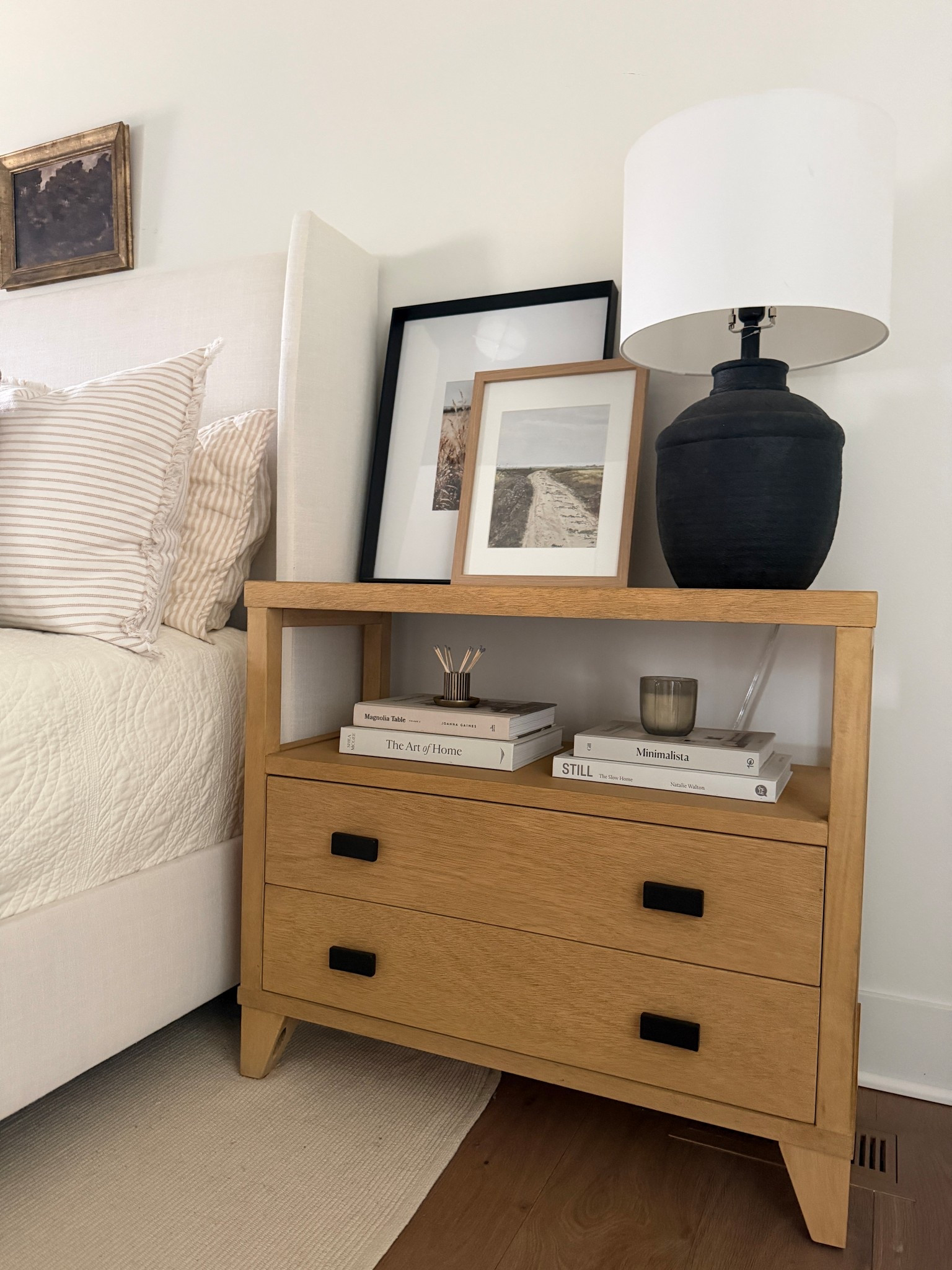 Neutral nightstand of my dreams 🤍 The quality is SO good and it comes fully assembled (yes please 🙌). If you love that clean, designer look without the hassle, this one is it. Perfect for a calm, elevated bedroom vibe.


neutral nightstand, fully assembled furniture, high quality furniture, modern nightstand, designer bedroom decor, neutral bedroom, luxury look for less, bedside table, minimal home decor, affordable home finds

#LTKHome #LTKSeasonal