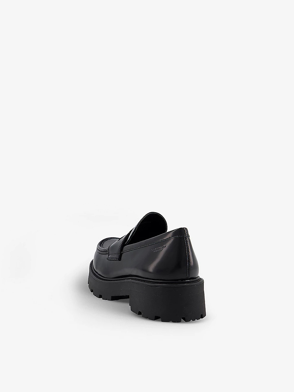 Cosmo 2.0 slot-embellished leather loafers | Selfridges