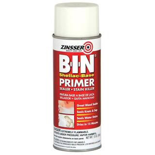 B-I-N 13 oz. White Shellac-Based Interior/Spot Exterior Primer and Sealer Spray | The Home Depot