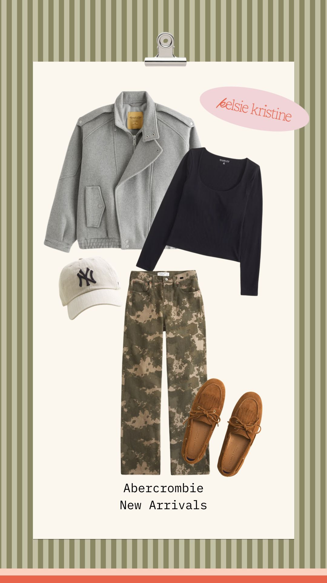 The Abercrombie NEW ARRIVALS are 🔥 I’m loving the mix of feminine + effortless pieces this season, especially the camo denim, cropped basics, moto jacket, and loafers. So many good fall outfit combinations!

Abercrombie | A&F | New Arrivals | Abercrombie New Arrivals | Fall Outfits | Fall Fashion | Midsize | Midsize Fashion | Midsize Mom | Mom Outfit | Casual Style | Fall Wardrobe | Everyday Outfits | Affordable Style | Camo Pants | Edgy Style | The coolest jacket | Fall Look |  

 #LTKootd #LTKMidsize #LTKWorkwear