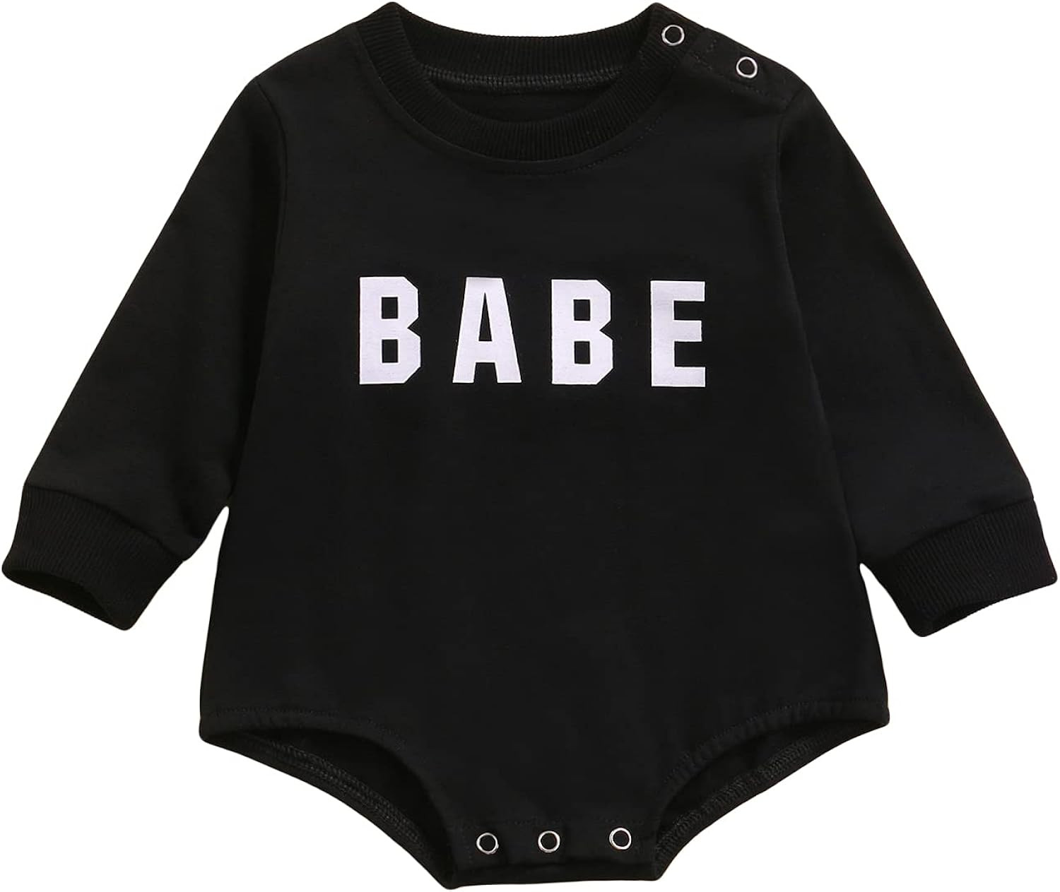 Baby Girl Boy Crewneck Sweatshirts Oversized Knit Sweater Shirts Long Sleeve Romper Pullover Top ... | Amazon (US)