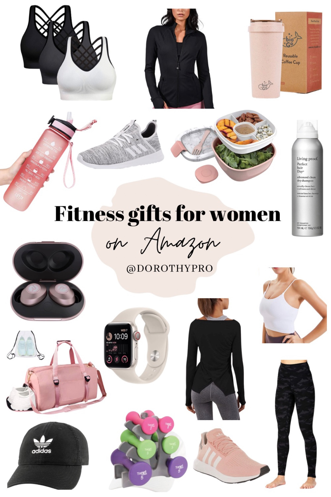 Amazon gift guide: gift ideas for her. Fitness gifts for women. Scroll down to photos & tap pic to shop the item. 


Workout clothes, adidas tennis shoes, Sports bra, fit moms, Time marker Water bottle, Lulu dupe jacket, the best amazon leggings, Apple Watch, gym bag, ray con earbuds, dry shampoo, salad container, meal prep, running shoes. 

#LTKunder50 #LTKfit #LTKGiftGuide