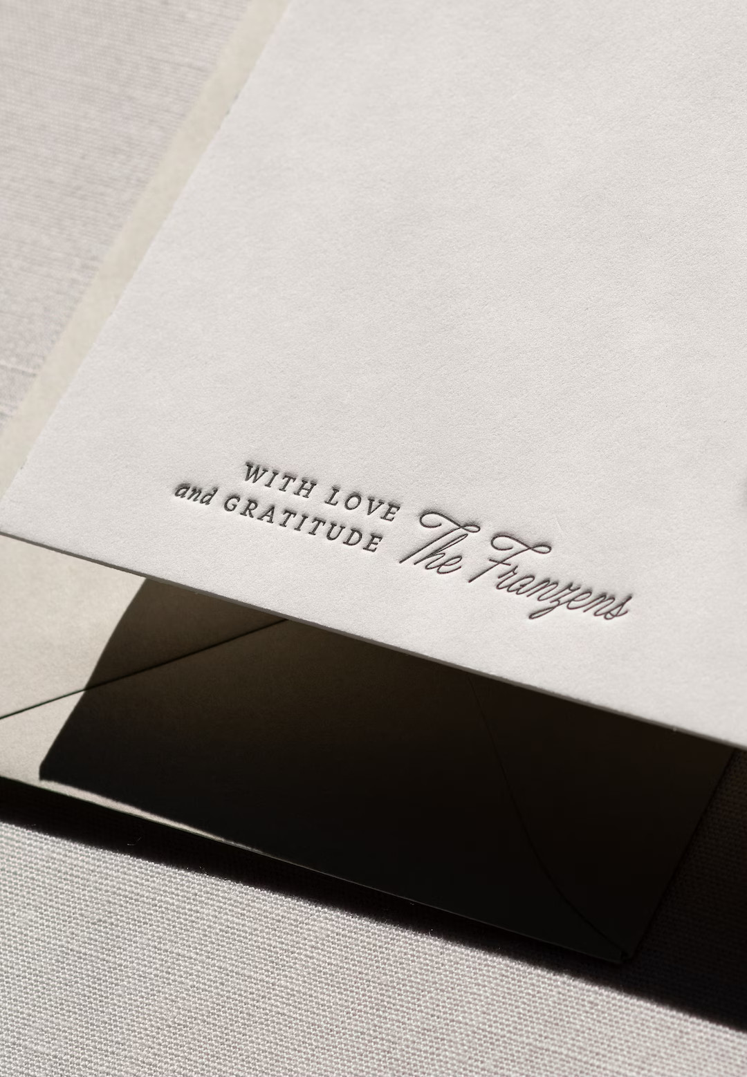 Personalized Letterpress Stationery Cards, Custom Notecards Set, Embossed Card | Etsy (US)