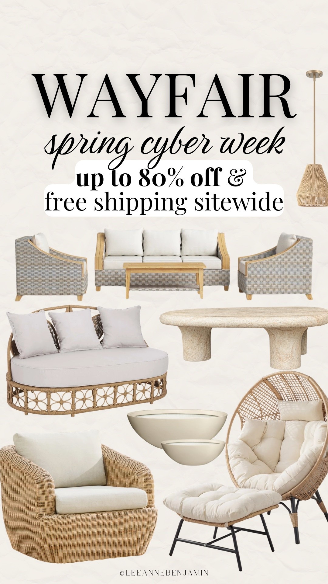 Wayfair spring cyber week!! Dreamy patio finds 🤍 @wayfair #wayfaircreator

#LTKHome #LTKSaleAlert #LTKSeasonal