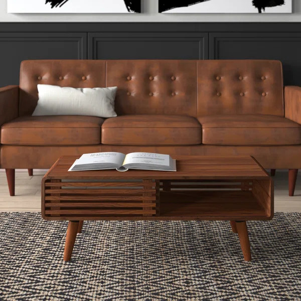Bria 4 Legs Coffee Table with Storage | Wayfair Professional