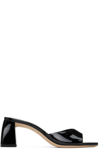 Black Romy Heeled Sandals | SSENSE