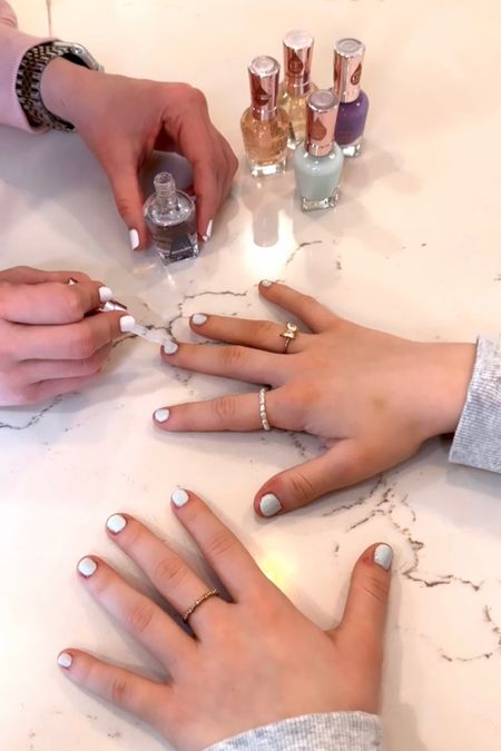 Loving the new nail polish colors for spring! Sofia is wearing Cool as a Cucumber. 

#LTKbeauty