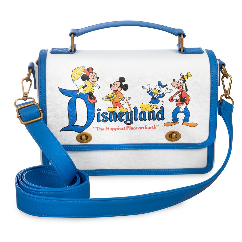 Mickey Mouse and Friends Loungefly Crossbody Bag – Disneyland 70th Anniversary | Disney Store