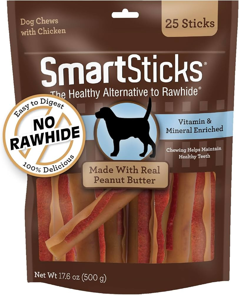SmartBones SmartSticks, Treat Your Dog to a Rawhide-Free Chew Made With Real Meat and Vegetables ... | Amazon (US)