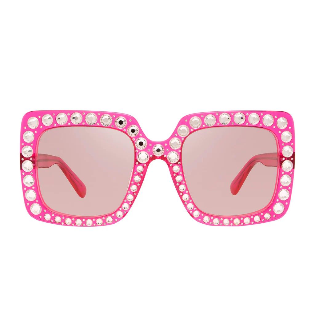 SASHA - CRYSTAL PINK + TRANSPARENT PINK | DIFF Eyewear