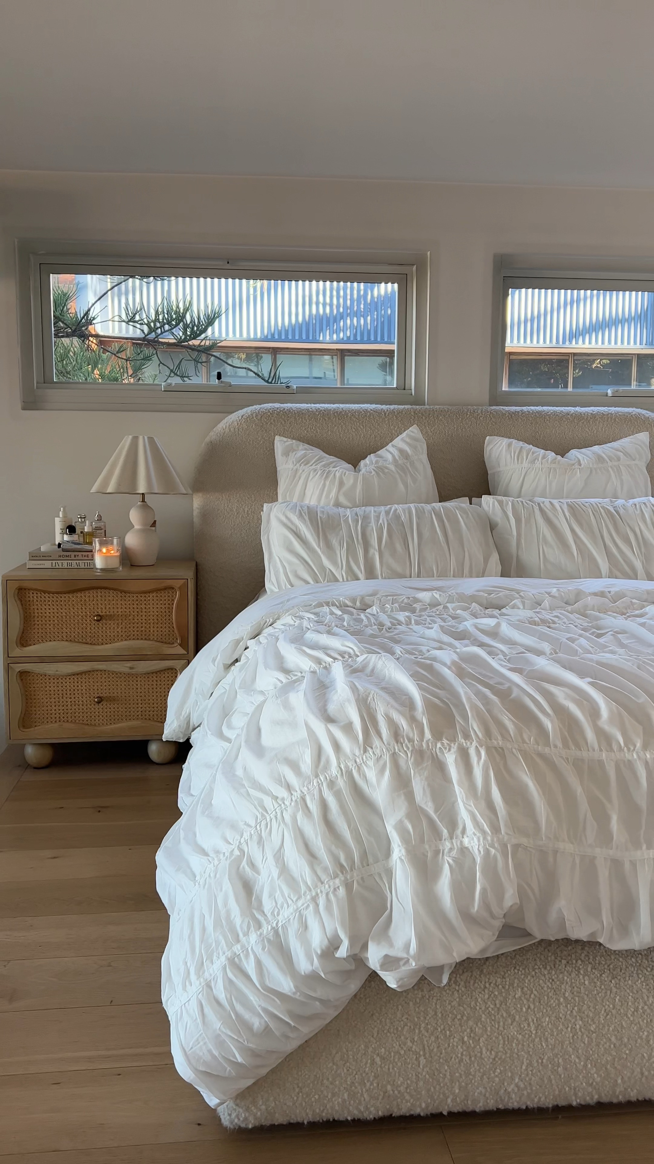 Sunday reset recreating the famous Pinterest bedding ☁️☁️☁️ What do we think? I think i’m obsessed 🤎 

#LTKhome #LTKaustralia