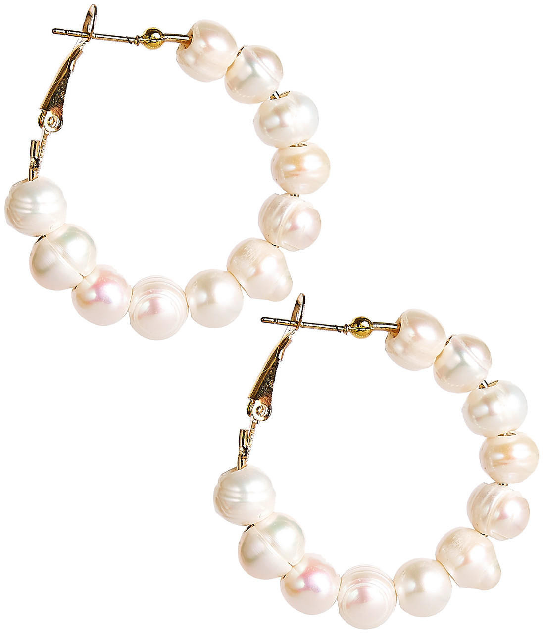 Georgia Hoop - Freshwater Pearls 10mm | Lisi Lerch Inc