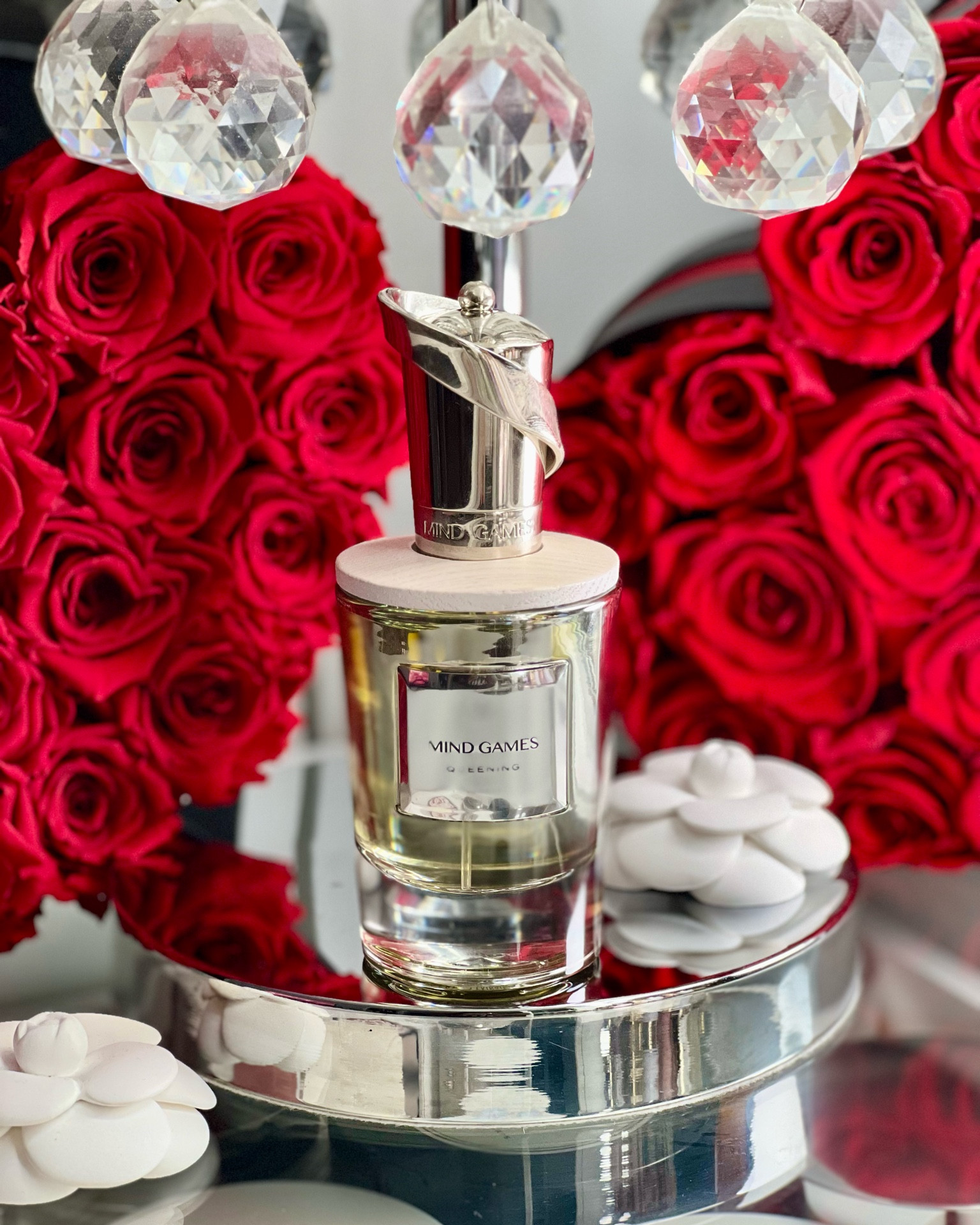 MIND GAMES
Queening Extrait de Parfum 
Beautiful fragrance that is elegant and timeless. 

#LTKStyleTip #LTKBeauty