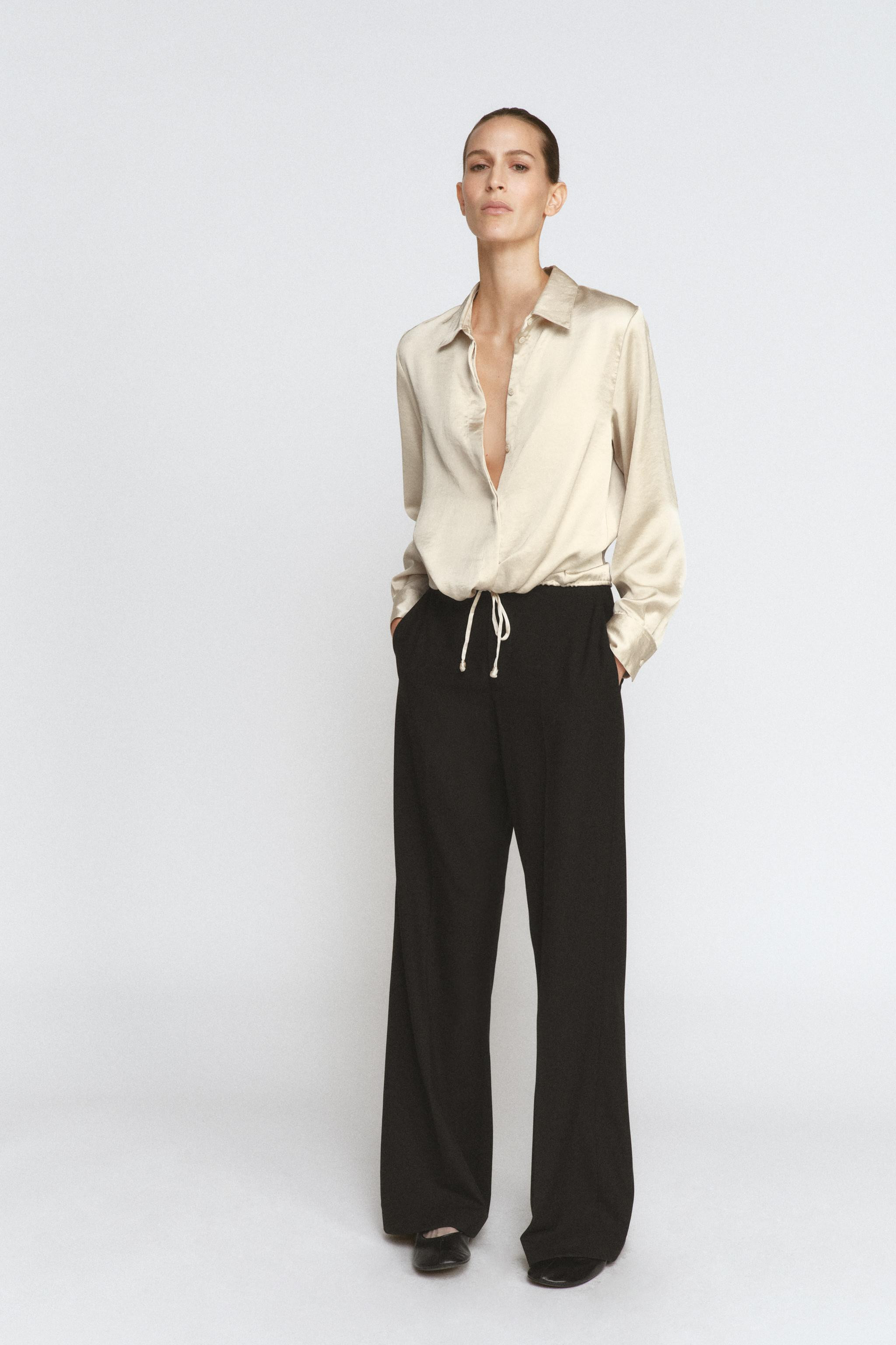ZW WOMAN SATIN SHIRT | Zara UK