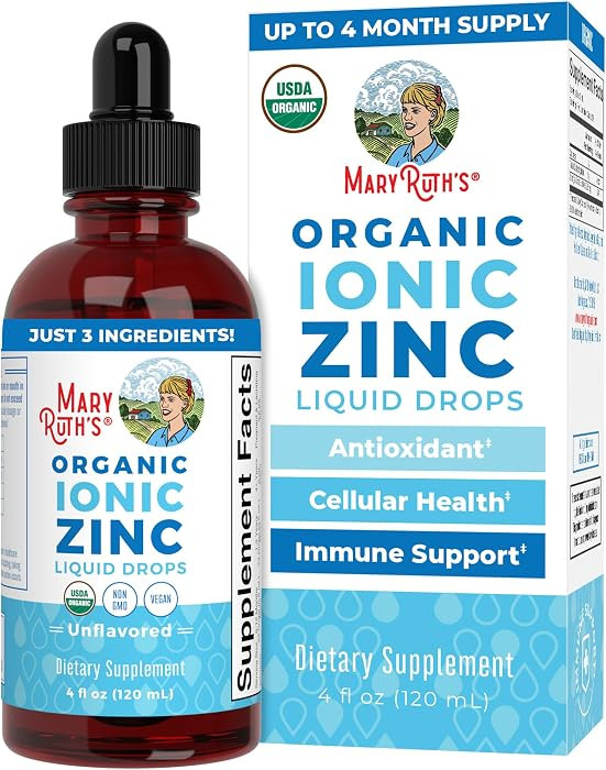 MaryRuth Organics Zinc Supplements for Immune Support | Ionic Zinc for Kids & Adults | Liquid Zin... | Amazon (US)