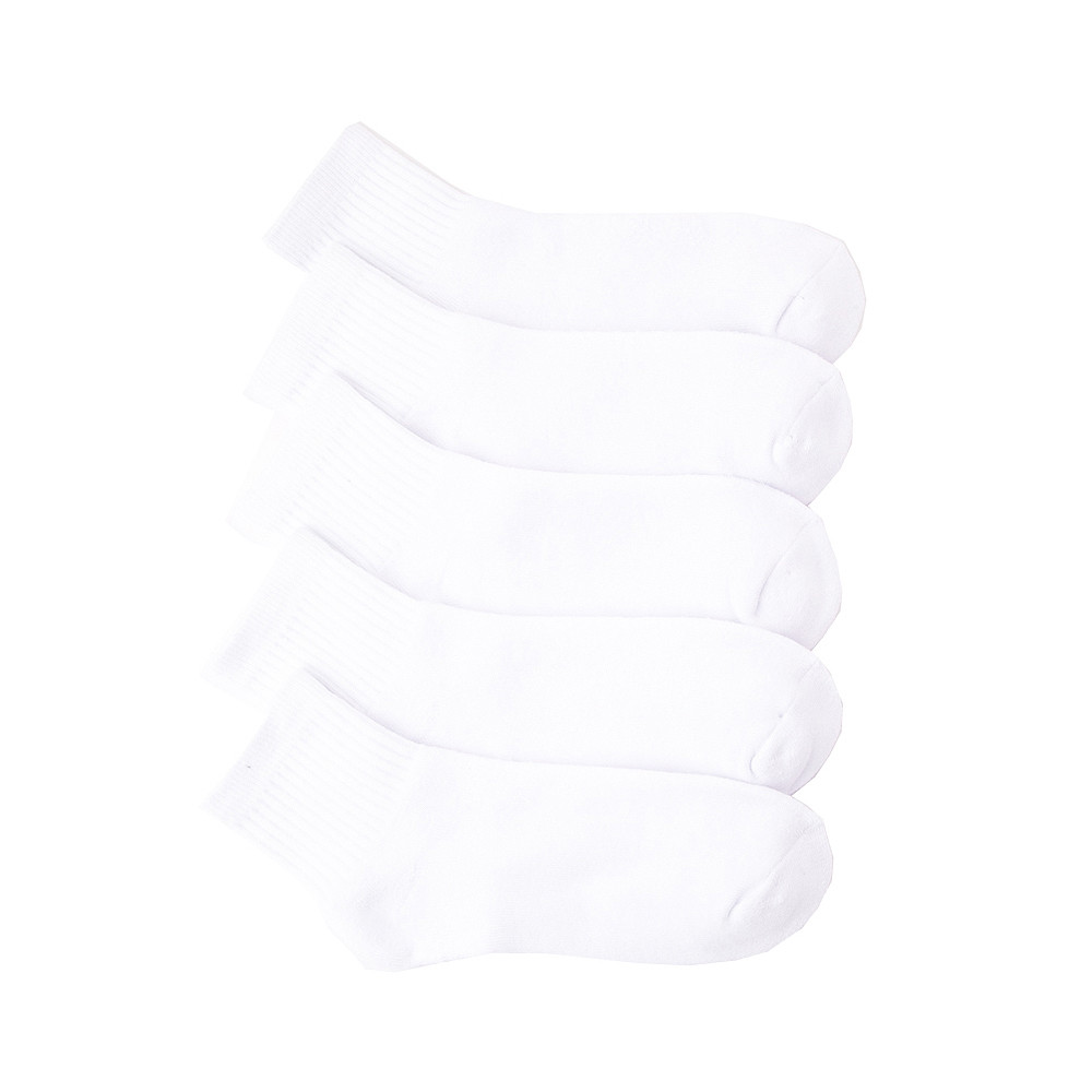 Womens Quarter Socks 5 Pack - White | Journeys