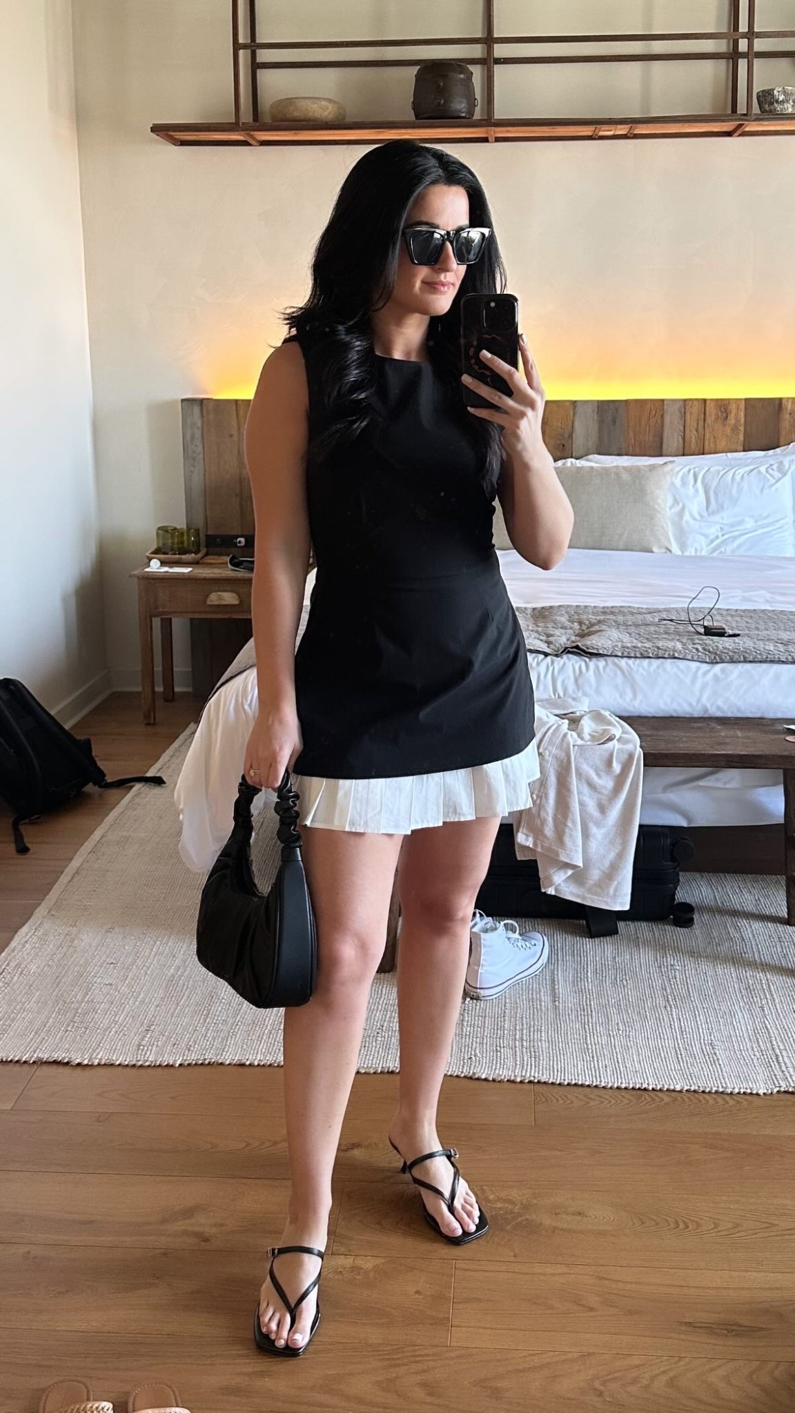 Fit I wore to Hulu’s first ever Get Real house 🤍 You can dress it up or down with heels or ballet flats. SO comfy & wearing a medium.