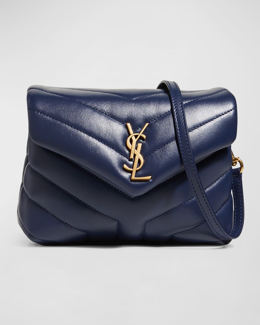 Saint Laurent Loulou Toy YSL Matelasse Calfskin Envelope Crossbody Bag | Neiman Marcus