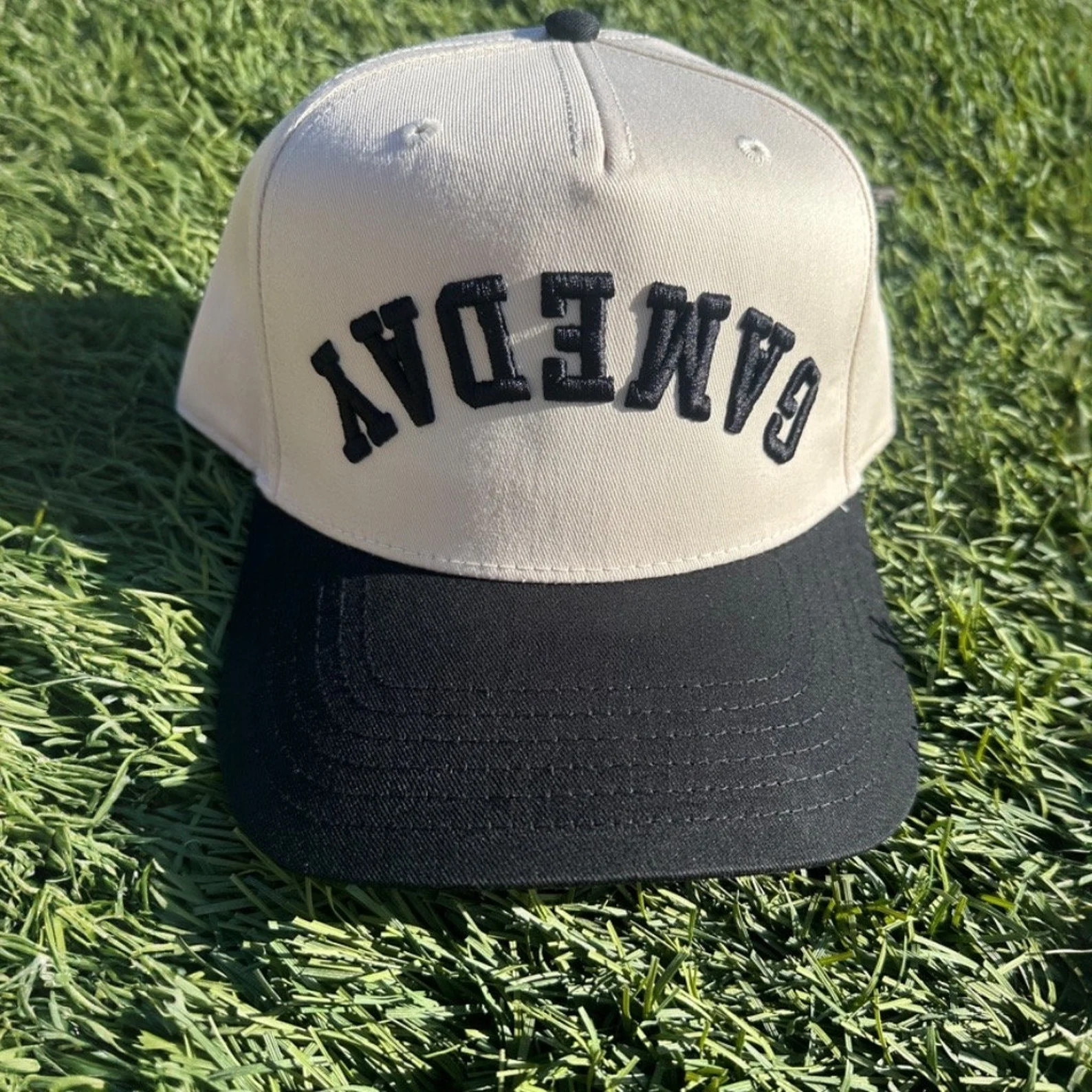 Game Day Hat Upside Down Two Tone Hat for Game Day Football Snapback Gift for Football Fan Trucke... | Etsy (US)