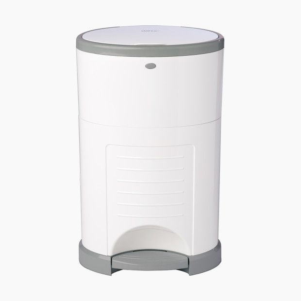 dekor Plus Diaper Pail in White Size 13.5"" x 9.5"" x 22.25 | Babylist