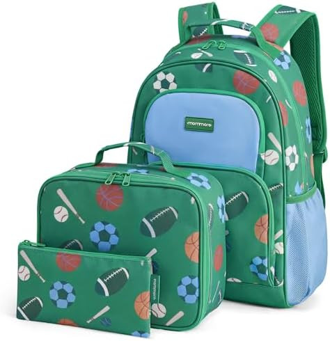 mommore Kids Backpack Set Kindergarten School Bookbag for Boys Girls | Amazon (US)
