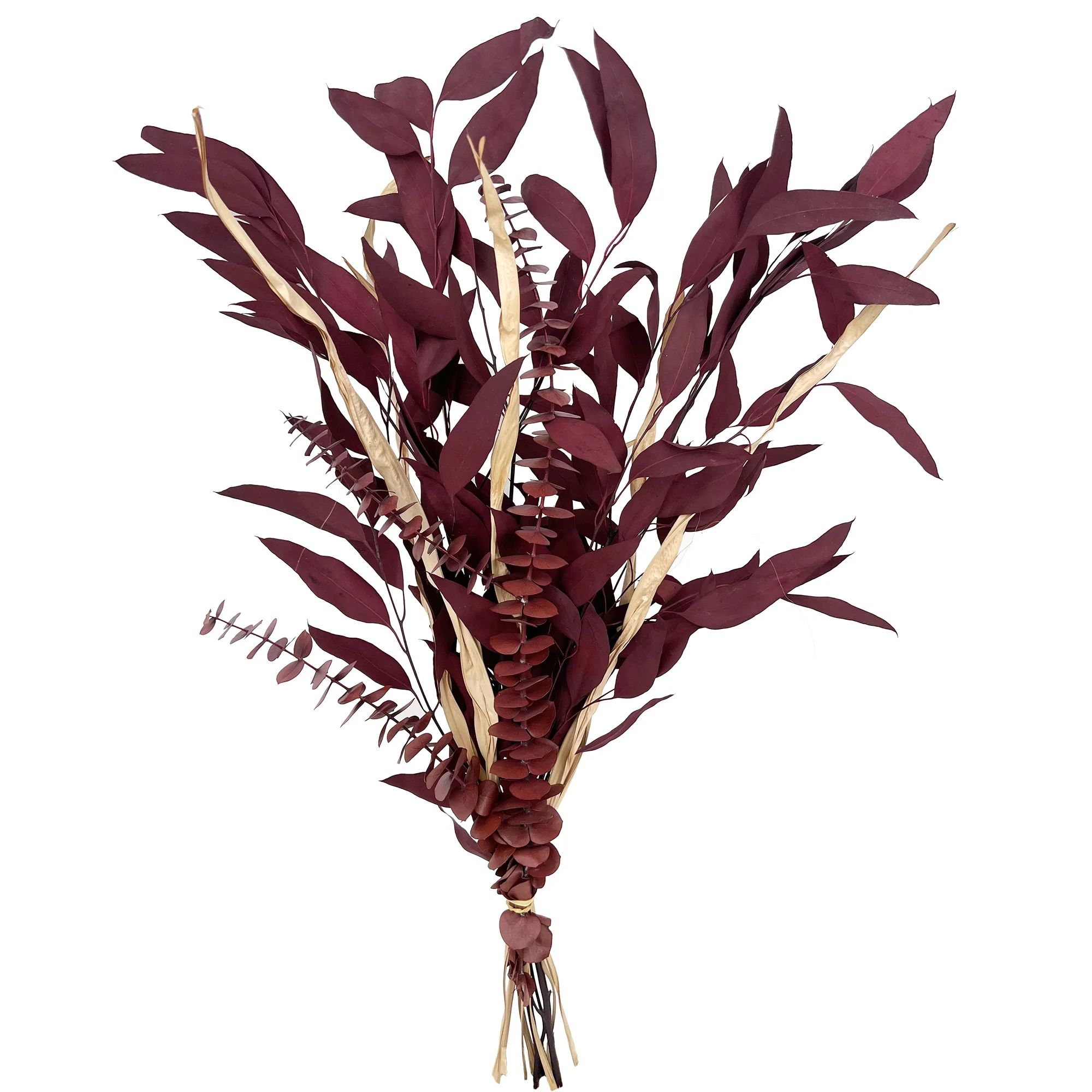 Dried Eucalyptus Mix Red Bouquet | Walmart (US)