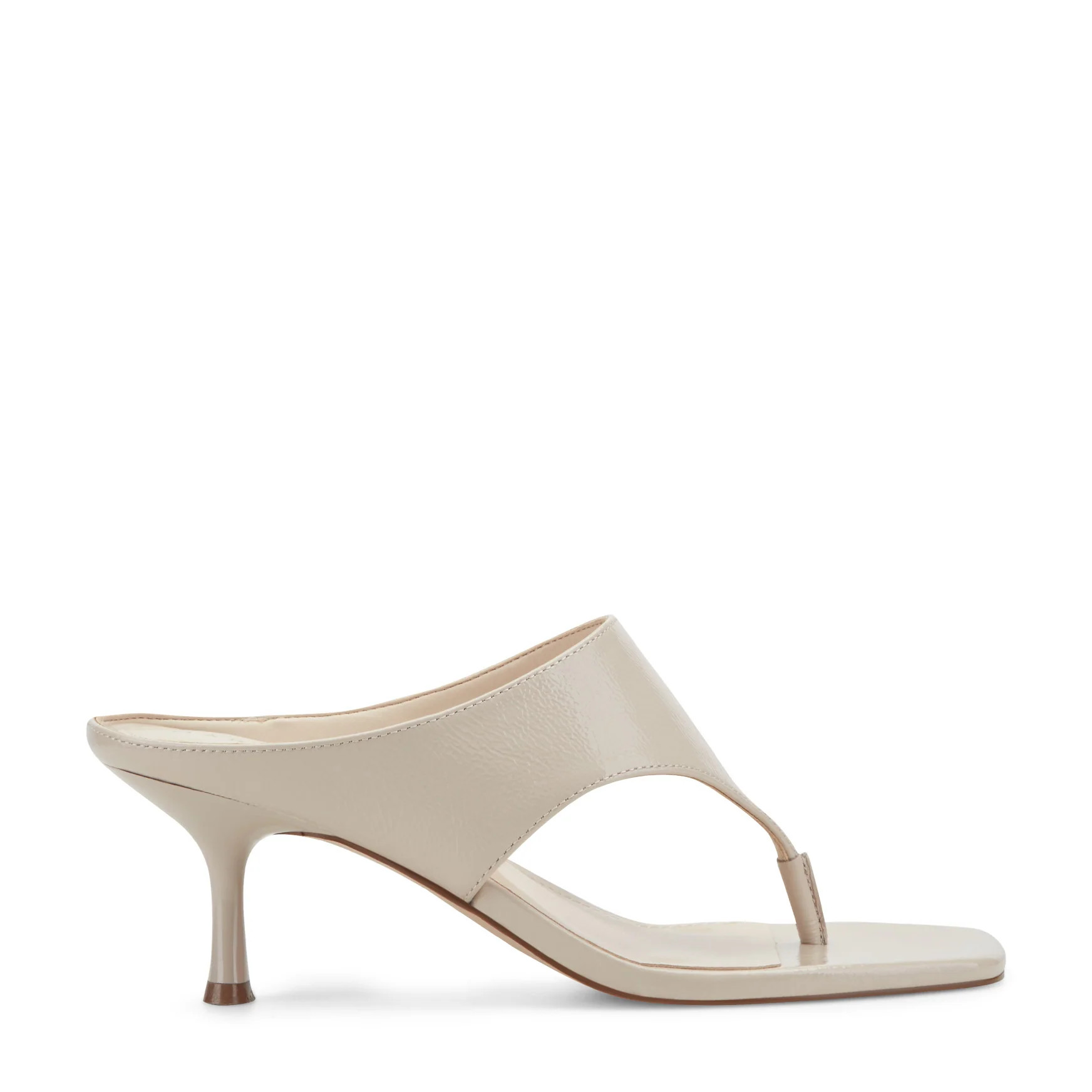 Women's Adia Leather Thong Sandal - Ivory Leather | Marc Fisher Footwear | Marc Fisher