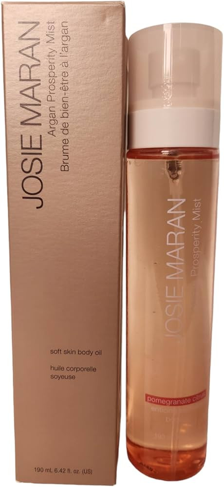 Amazon.com: Josie Maran Argan Prosperity Mist, 6.42 fl. oz. (Pomegranate Citrus) : Beauty & Perso... | Amazon (US)