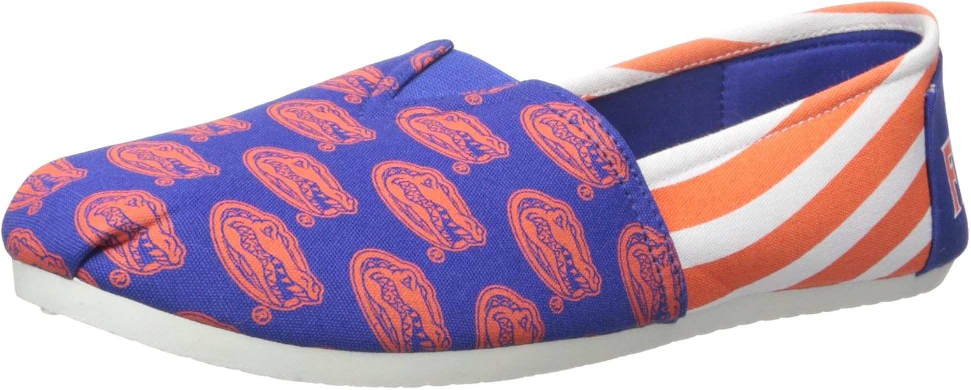 FOCO Womens NCAA College Low Top Big Logo Canvas Sneakers | Amazon (US)