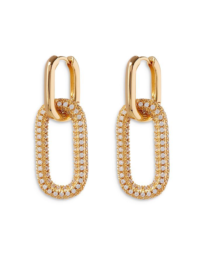 Luv Aj Simone Cubic Zirconia Chain Link Drop Earrings Jewelry & Accessories - Bloomingdale's | Bloomingdale's (US)