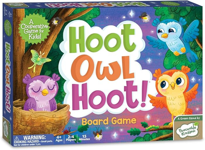 Peaceable Kingdom Hoot Owl Hoot - Cooperative Matching Game For Kids | Amazon (US)