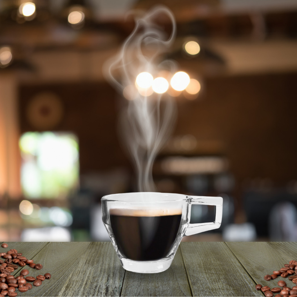 Jogo 3 Xicaras Café Chá 90ml Cristal Transparente Chicara Elegante Moderno Mesa Posta | Shopee (BR)