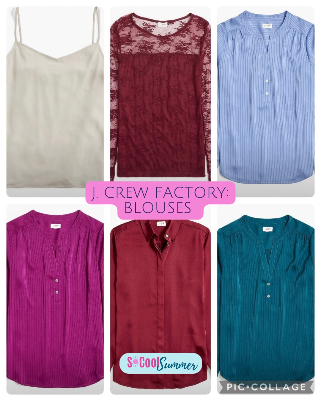 Blouses at J. Crew Factory

#hocsummer #coolsummer #lightsummer #truesummer #softsummer #pastelsummer #darksummer #brownsummer #sweetpeasummer #summerpalette #summerfinds

#LTKSaleAlert #LTKSeasonal #LTKHoliday
