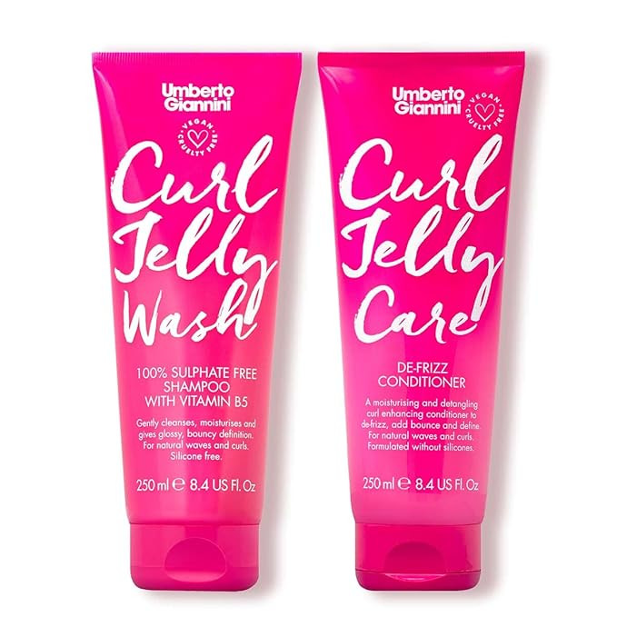 Umberto Giannini Curl Jelly Shampoo & Conditioner - Jelly Wash & Jelly Care - Vegan, Cruelty Free... | Amazon (US)