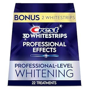 Crest 3D Whitestrips Professional Effects – Teeth Whitening Kit, 22 Treatments (20 + 2 Bonus), ... | Amazon (US)